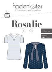 Schnittmuster Fadenkäfer Schluppenbluse Rosalie Kinder