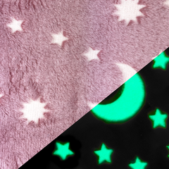 Wellness Fleece Glow in the Dark Sonne, Mond + Sterne