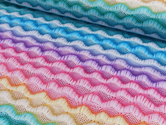 Baumwolljersey Digital Regenbogen