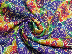 Canvas Digital Mandala Blumen