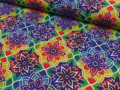 Canvas Digital Mandala Blumen