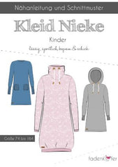 Schnittmuster Fadenkäfer Kleid Nieke Kinder