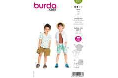 Schnittmuster burda kids - Hemd und Hose 9285