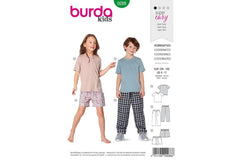 Schnittmuster Burda Kids - Kombination Shirt und Hose 9288