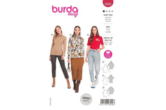 Schnittmuster burda easy - Shirt/Rollkragen 6056