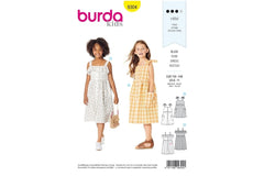 Schnittmuster burda kids - Kleid 9304