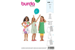 Schnittmuster burda kids - Kleid 9544