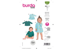 Schnittmuster burda kids - Kleid & Shirt 9277