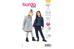 Schnittmuster burda kids - Jacke & Mantel 9268