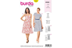 Schnittmuster burda style - Kleid 6343
