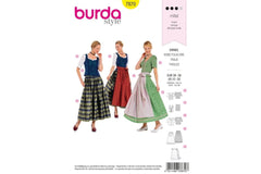Schnittmuster burda style - Dirndl 7870