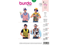 Schnittmuster burda style - Fantasy - Weste 2434