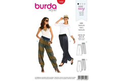 Schnittmuster burda style - Hose 7400