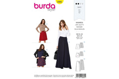 Schnittmuster burda style - Hosenrock 6980