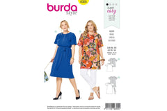 Schnittmuster burda style - Kleid 6305 - Plus Size