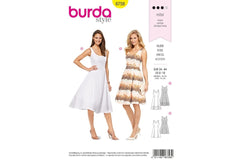 Schnittmuster burda style - Kleid 6758
