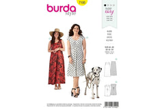 Schnittmuster burda style - Kleid 7100 - Plus Size