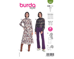Schnittmuster burda style - Kleid & Bluse 5863