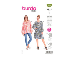 Schnittmuster burda style - Kleid & Bluse 6002