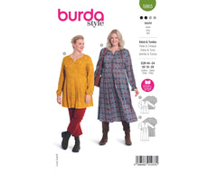 Schnittmuster burda style - Kleid & Tunika 5865 Plus Size