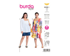 Schnittmuster burda style - Kleid & Tunika 5917 Plus Size