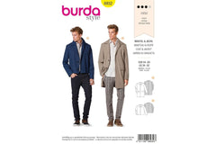 Schnittmuster burda style - Mantel & Jacke 6932 - Herren