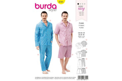 Schnittmuster burda style - Pyjama 6741 - Herren