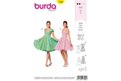 Schnittmuster burda young - Kleid 7556