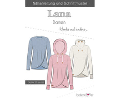 Schnittmuster Fadenkäfer Damen Hoodie Lana