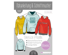 Schnittmuster Kibadoo Damen Oversize Hoodie