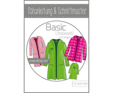 Schnittmuster Kibadoo Kinder Strickmantel Basic 80 bis 164
