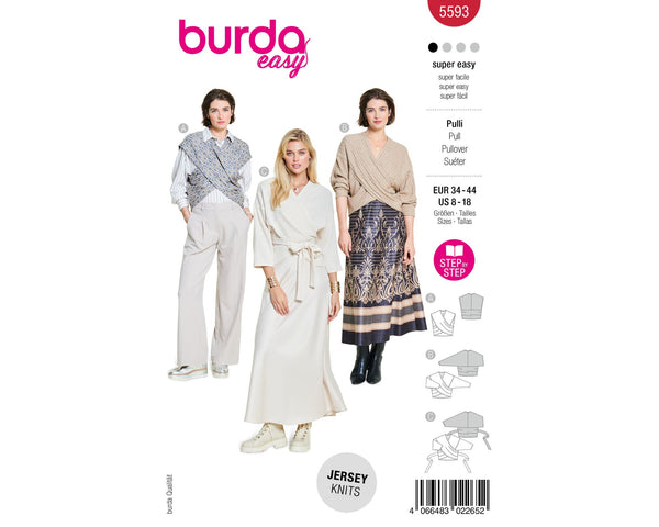 Schnittmuster burda easy - Pulli 5593
