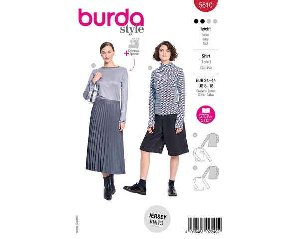 Schnittmuster burda style - Shirt 5610