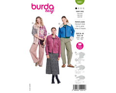 Schnittmuster burda easy - Hemd & Jacke 5661