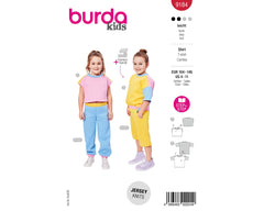 Schnittmuster burda kids - Shirt 9184