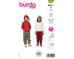Schnittmuster burda kids - Sweater 9185