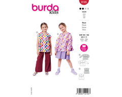 Schnittmuster burda kids - Bluse 9195