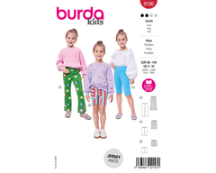 Schnittmuster burda kids - Hose 9196