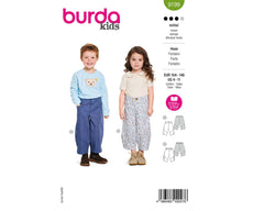 Schnittmuster burda kids - Hose 9199
