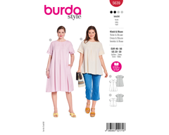 Schnittmuster burda style - Kleid & Bluse 5639 Plus Size