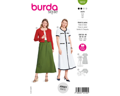 Schnittmuster burda style - Kleid & Jacke 5652