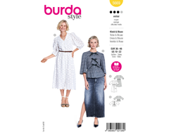 Schnittmuster burda style - Kleid & Bluse 5669