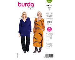 Schnittmuster burda style - Kleid & Tunika 5704 - Plus Size