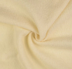 Reststück: 1,10 m - Walkloden uni creme / wollweiß