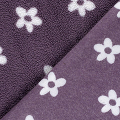 Sherpa Fleece Blümchen