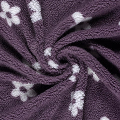 Sherpa Fleece Blümchen