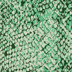 Reststück: 2,00m - Viskose Webware Shiny Scales mint Thorsten Berger