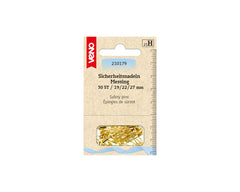 30 Sicherheitsnadeln MS VENO gold 19/22/27 mm - 210179