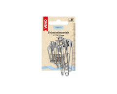 18 Sicherheitsnadeln ST VENO silber 27/38/51 mm - 210171