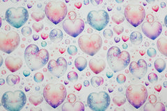 Softshell Digital Bubble Hearts